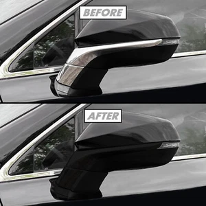Superposición de vinilo cromado Delete Blackout para Lexus NX 2013-21 ajuste de espejo - Imagen 1 de 4