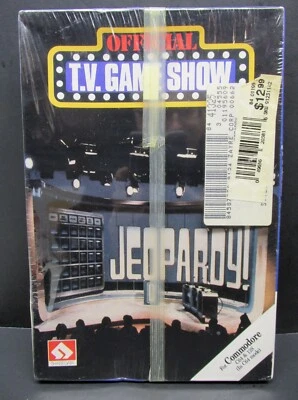 Jeopardy, Commodore 64 / 128, Disk, Share Data 1987, New in Shrink Wrapped Box - Image 1 of 4