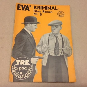 I've Got Your Number Blondell Vtg 1935 Danish Movie Novel "EVAs Kriminal Films" - Picture 1 of 2