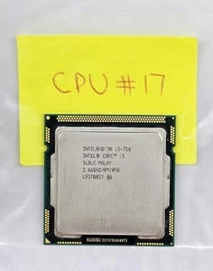 Intel Core i5-750 2.66GHz/8M/09B Quad Core CPU LGA1156 Socket H / SLBLC #17 - Picture 1 of 2
