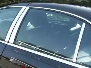 6pcs Chrome For Lincoln Town Car 1998-2011 Pillar Posts Door Trim Cover Silvery - Picture 1 of 6