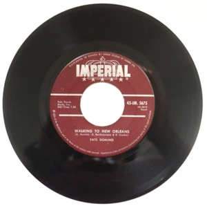 Fats Domino WALKING TO NEW ORLEANS / KNOCKIN' 45 RPM IMPERIAL Record CANADA V2 - Picture 1 of 5