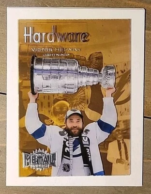 2020-21 Skybox Metal Universe Hardware Victor Hedman Tampa Bay Lightning Acetate - Image 1 of 2
