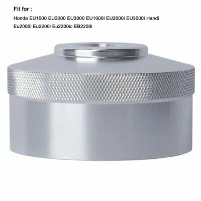 Aluminum Silver Extended Run Gas Cap Adapter for Honda Generator EU2000i EU1000i - Image 1 of 4
