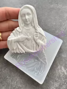 Mother Mary -Virgin Mary-Lady Immaculate silicone mold for Fondant-handcrafts - Picture 1 of 7