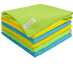 Microfiber towels Cleaning Cloth 24 - Kitchen Softer Highly Absorbent Lint free - Picture 1 of 2