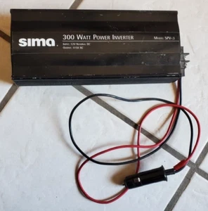 SIMA 300 Watt 300W Power Inverter SPV-3 2 AC outlets - Picture 1 of 8
