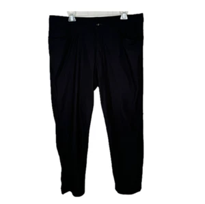 Lululemon ABC Hose Herren 36 schwarz vorne flach Chino Freizeit gerades Bein fünf Taschen - Bild 1 von 6