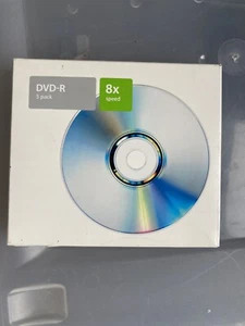 Apple DVD-R Blank Discs Media 5-Pack 8X Speed M8405ZM/A New Sealed - Photo 1/1