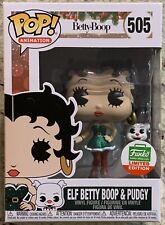 Funko Pop! Shop Exclusive 505 Elf Betty Boop & Pudgy, New In Unopened Box