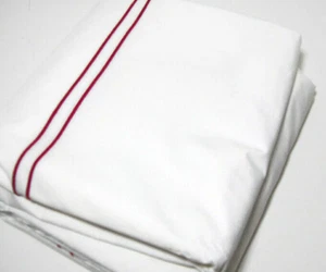 Copripiumino Williams Sonoma Home Chambers linea ricamata King CalKing macchie - Foto 1 di 4