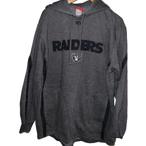 NFL OAKLAND RAIDERS FOOTBALL HOODIE LARGE VINTAGE - Las Vegas Raiders Fans - Picture 1 of 8