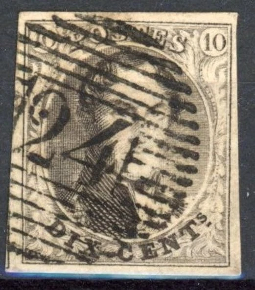 Belgium 1851 : Good Very Fine Used Stamp - Nice margins - Unframed WTMK - Image 1 of 1