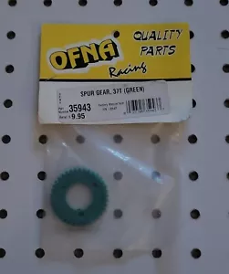 OFNA Racing 35943 ~ Spur Gear 37 Tooth (Green) ~ Vintage RC NIP NOS - Picture 1 of 1