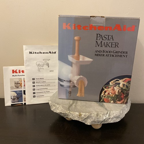 KITCHENAID Pasta Maker And Food Grinder Mixer Attachment SNFGA Complete