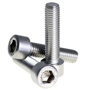 M10 x 1.25mm FINE PITCH A2 STAINLESS ALLEN BOLT SOCKET CAP SCREW HEX HEAD 2 PACK - Picture 1 of 15