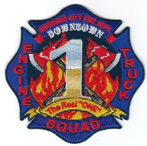 CALIFORNIA - Riverside City Fire Dept. - Station 1   [ Company Patch ] - Picture 1 of 1