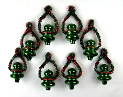 🎄8 Adornos de hielo RADKO de vidrio brillante británico retirado cuentas de árbol de Navidad Foto 1 de 4