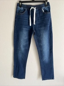 Leo & Lily Denim Jeans Boys Size 12 Dark Wash Blue - Picture 1 of 8