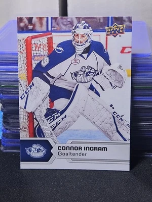 17-18 Upper Deck AHL Connor Ingram Rookie 🚨🚨🚨 Utah Mammoth  - Image 1 of 2