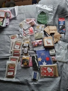 Very Large Bundle Off Craft Items, Cake Toppers, Card Making,jewellery Making - Picture 1 of 10
