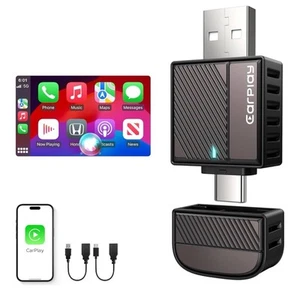 ByteWave Adattatore CarPlay per Apple Convertire Cablato a Wireless No Ritardo Plug Play - Foto 1 di 10