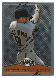 1995 Topps Finest Insert #05 Matt Williams San Francisco Giants BV$2 - Picture 1 of 1