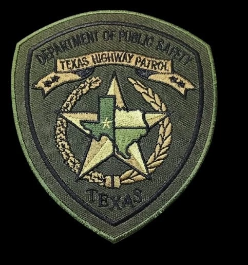 Parche táctico de policía de la Patrulla de Carreteras del Estado de Texas OD Foto 1 de 1