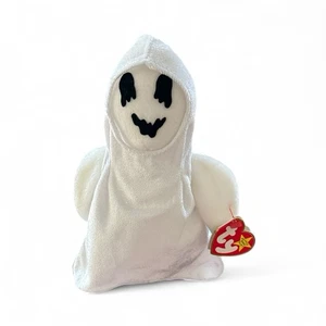 Ty Beanie Baby “Sheets” the Ghost 1999 Halloween Plush with Tag Retired - Picture 1 of 5