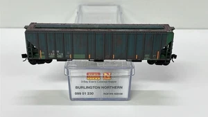 Micro-Trains N 099 51 230 BN weathered Evans 3 bay covered hopper #456438 - Picture 1 of 2