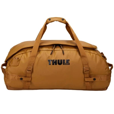 Thule Chasm 70L Duffel Bag Golden Brown Travel Luggage Backpack Recycled - Image 1 of 4
