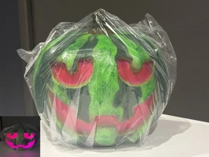 Summerween 7” Molde Soplado Sandía Jack-O-Lantern Calabaza LUCES LED NUEVO SELLADO - Imagen 1 de 7
