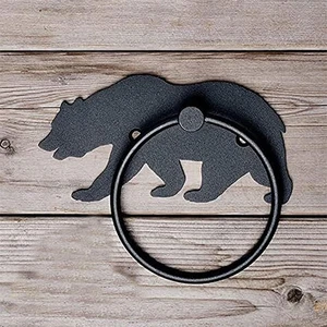 Towel Ring Hook Dish Cloths Hanger Bathroom Rack Home Decor Stylish Towel Holder - Picture 1 of 7
