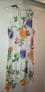 Vestido recto forrado sin mangas talla 6 floral de Calvin Klein para mujer - Imagen 1 de 16