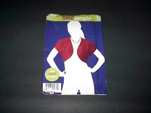 Simplicity Sew Simple Pattern 1984 Misses' Chic Bolero Jacket 8 ~ 18 Uncut - Bild 1 von 3