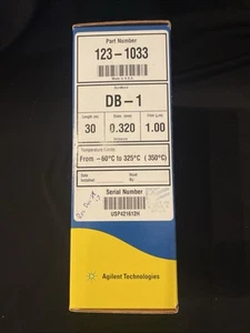 J&W DB-1 GC Column, 30 m, 0.32 mm, 1.00 µm, 7 inch cage 123-1033 - Picture 1 of 6