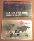 Vintage Lot of 2 US Sprint Foncards Expired 1980s?