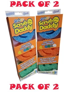 Scrub Daddy - Dish Scrubber + Non-Scratch Cleaning Sponges Kitchen 💯 Authentic - Picture 1 of 2