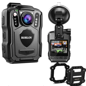 BOBLOV M5 2k 256G Body Camera with Audio Police Law Enforcement GPS Car Dash Cam - Picture 1 of 16
