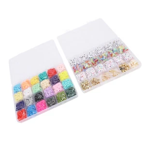 DIY Friendship Bracelet Kit 24 Colors Clay Beads Bracelet Making Kit Various - Picture 1 of 12