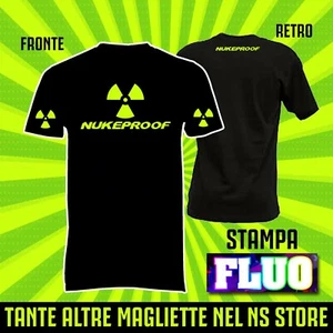 MAGLIETTA T-SHIRT NUKEPROOF BIKE BICI MTB UOMO DONNA IDEA REGALO-STAMPA FLUO - Foto 1 di 1