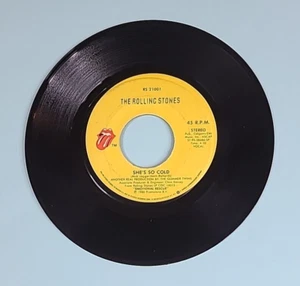 1980 The Rolling Stones Vinyl RPM Record She's So Cold & Send It To Me, RS 21001 - Picture 1 of 6