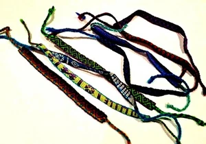Bulk of Handmade / Lot of 8 for Costume: Anklets / Bracelets or Bangles or Laces - Picture 1 of 6
