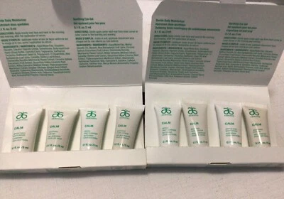 Arbonne Calm 2 conjunto de viagem de 4 hidratantes, soro, gel para os olhos e limpador - Imagem 1 de 4