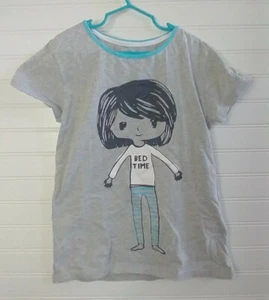 Tex - Nightwear Girl's T-Shirt - Gray - Bedtime - Size 11-12 - Picture 1 of 8