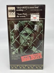 Bad Boys VHS Sealed New HBO Video Frontside Watermarks Weintraub Entertainment