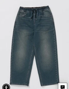 Volcom Freezy Loose Denim Skate Pants Size 12 Y L - Picture 1 of 4