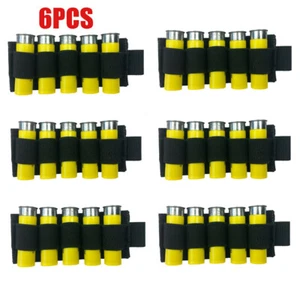 6 x Tactical 5 Rondas 12/20GA Pistola de Disparo Soporte Munición Cartucho Bolsa Funda - Imagen 1 de 10