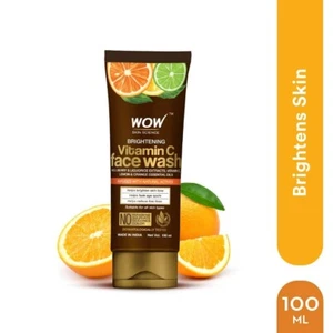 WOW Skin Science Brightening Vitamin C Face Wash Glow Bright Paraben Sulphate fr - Picture 1 of 7