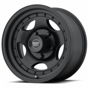 AMERICAN RACING AR23 15X10 5X114.3 ET-44 Satin Black with Clearcoat (Qty of 1) - Picture 1 of 2